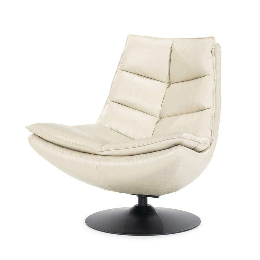 Eleonora Sven fauteuil beige boho leder