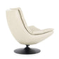 Eleonora Sven fauteuil beige boho leder