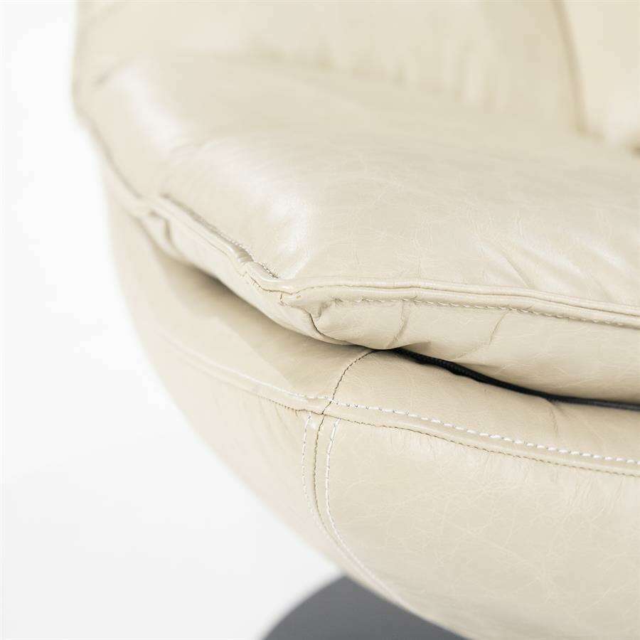 Eleonora Sven fauteuil beige boho leder