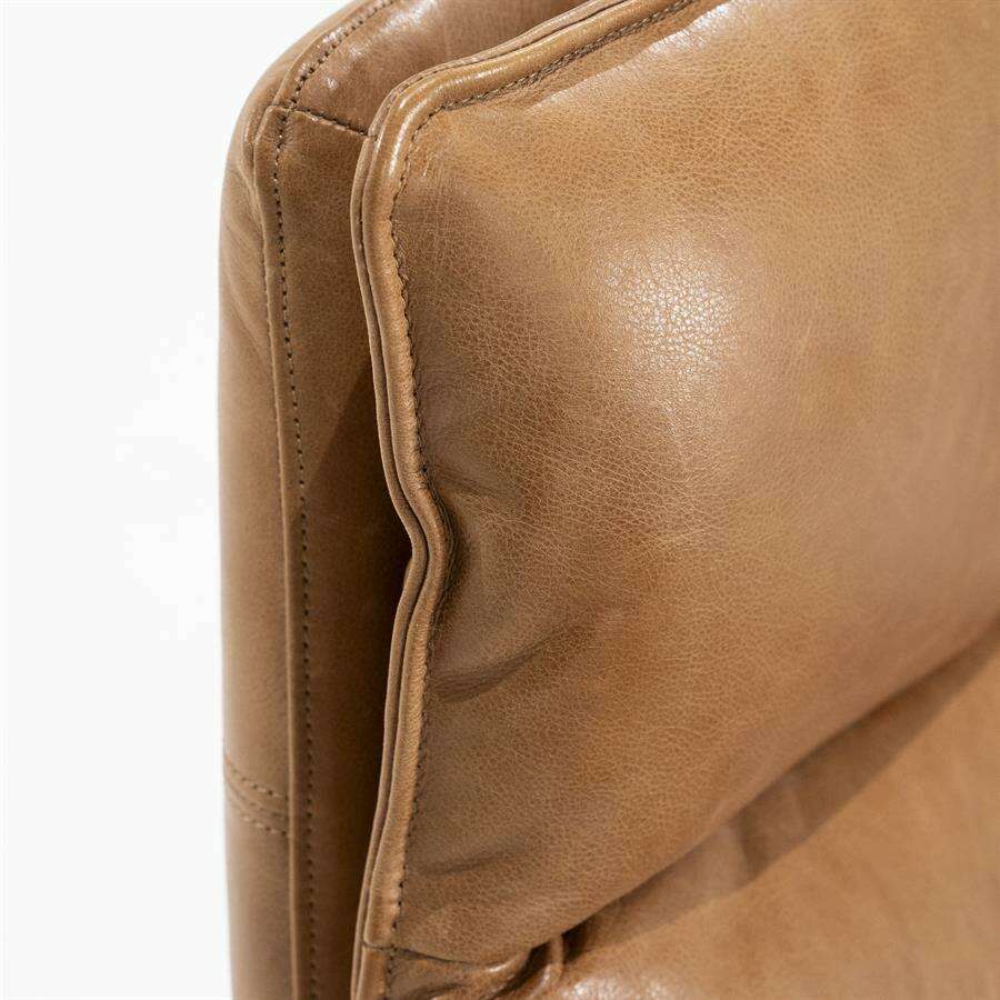 Eleonora Sven fauteuil cognac boho leder