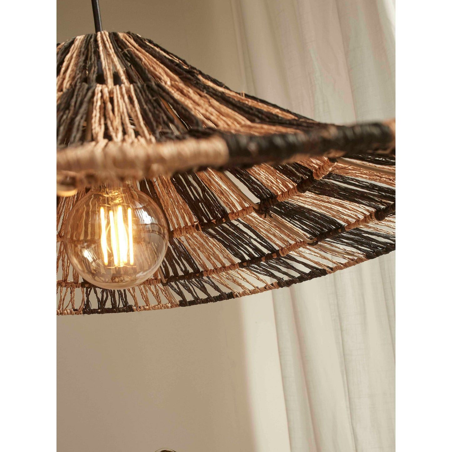 GOOD&MOJO Cuzco hanglamp zwart/naturel