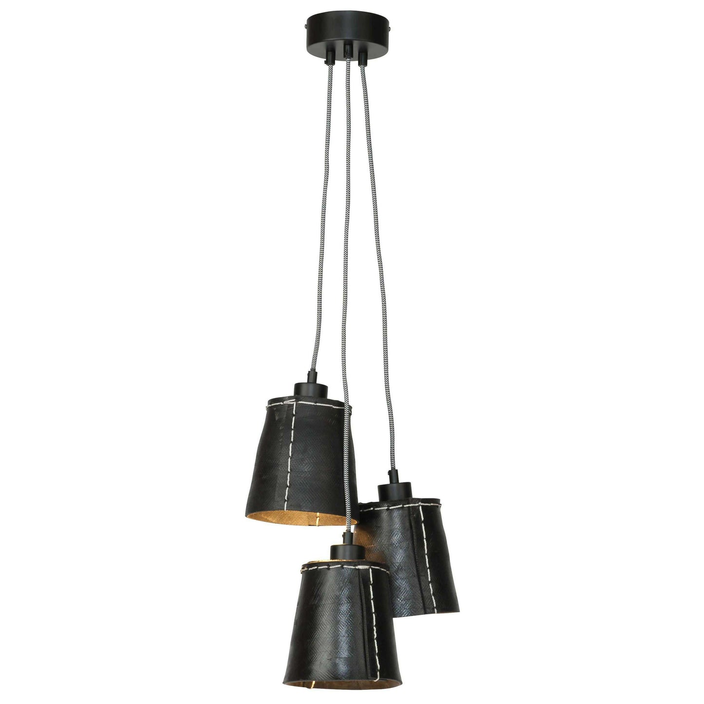 GOOD&MOJO hanglamp Amazon 3-kap S zwart