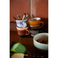 HKliving 70s ceramics: americano mugs friction (set of 4)