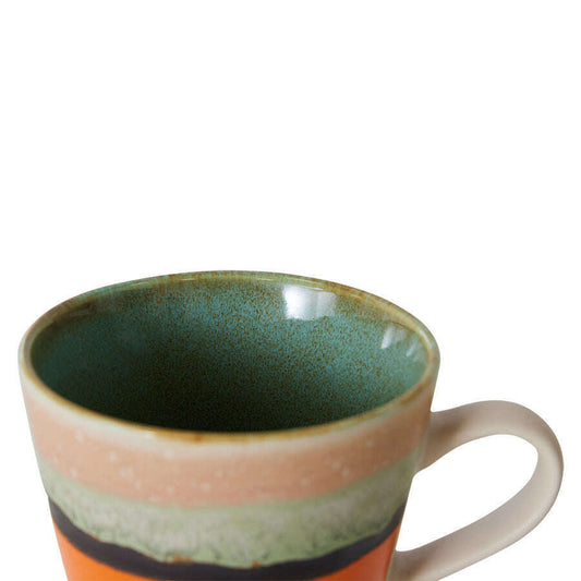 HKliving 70s ceramics: cappuccino mug burst