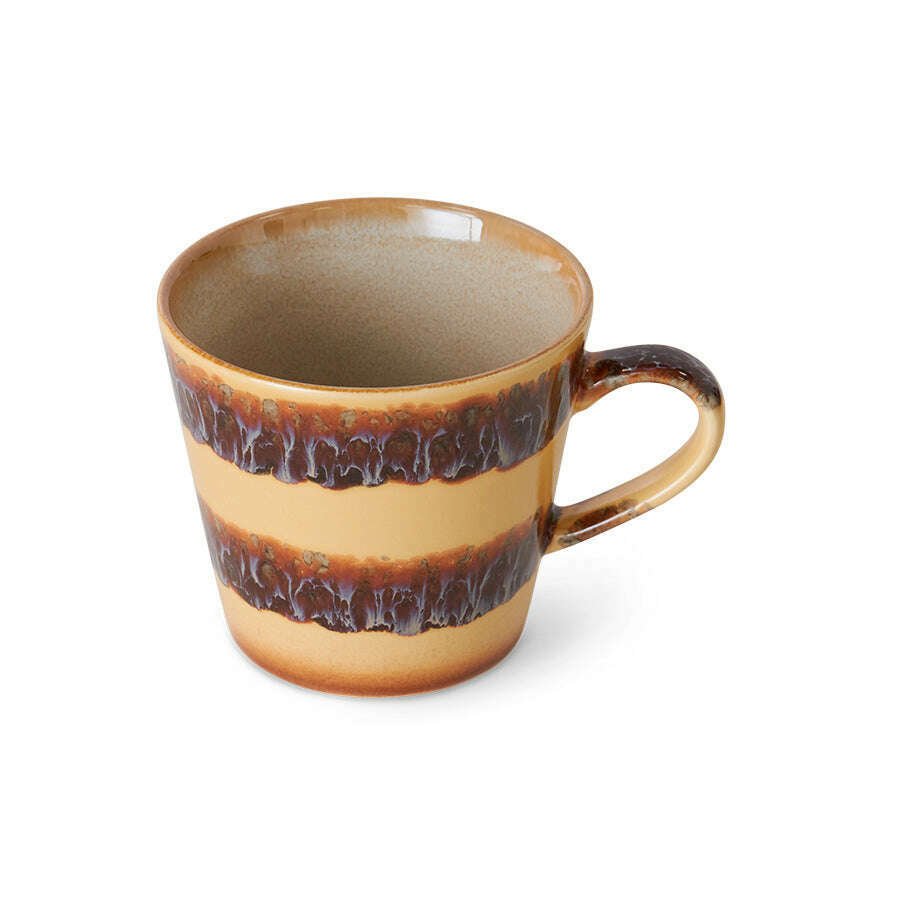 HKliving 70s ceramics: cappuccino mug cliffs