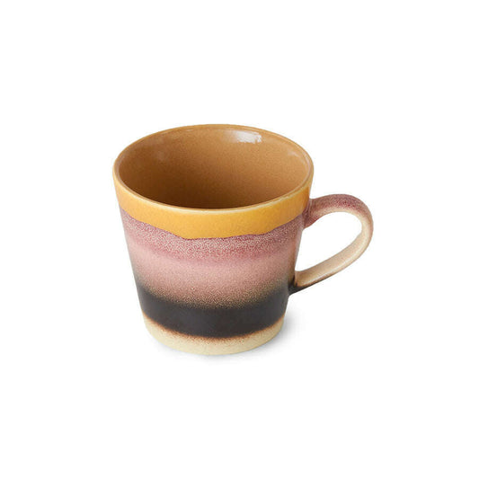 HKliving 70s ceramics: cappuccino mug sunset