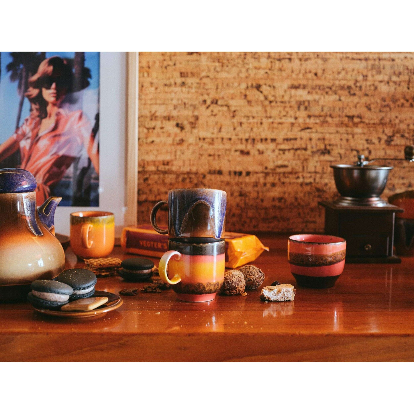 HKliving 70s ceramics: coffee mug excelsa