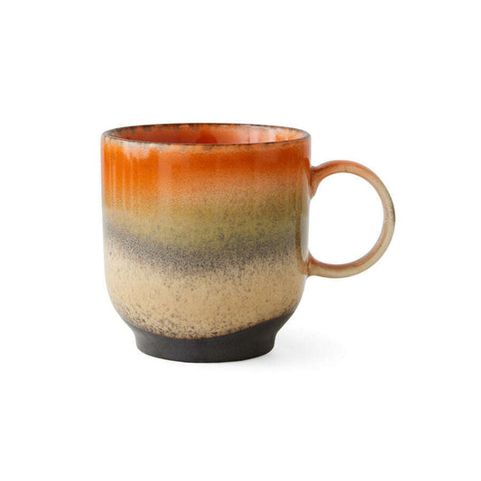 HKliving 70s ceramics: coffee mug robusta