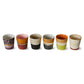 HKliving 70s ceramics: coffee mugs soil (set of 6)