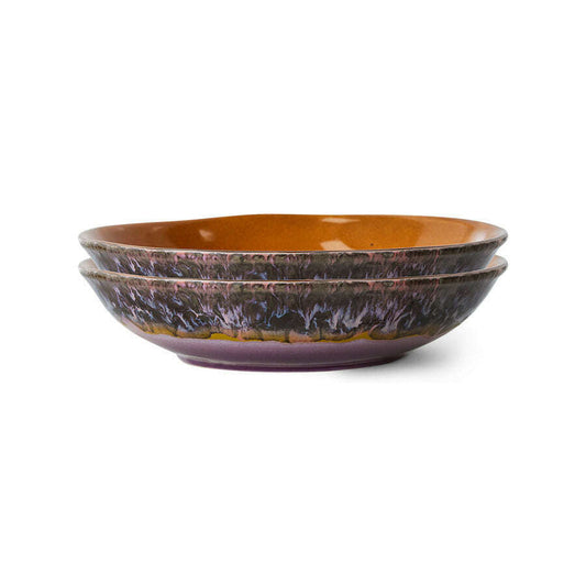 HKliving 70s ceramics: curry bowls daybreak (set of 2)