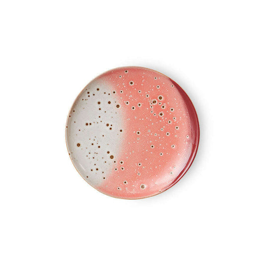 HKliving 70s ceramics: dessert borden lychee (set van 2)