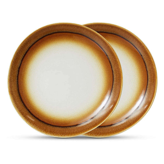 HKliving 70s ceramics: dinner plates supernova (set of 2)