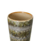 HKliving 70s ceramics: latte mug fern