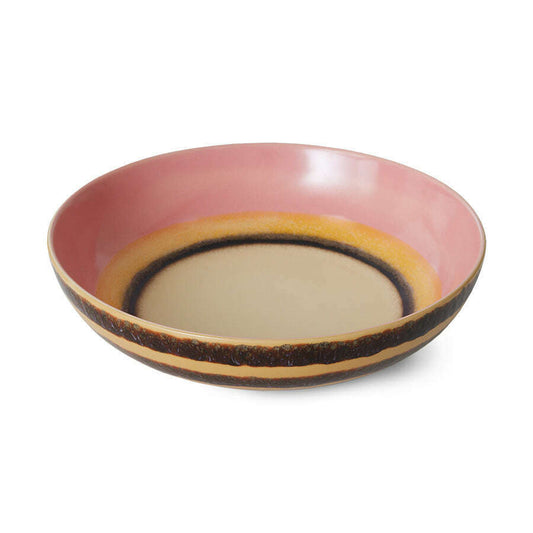 HKliving 70s ceramics: salad schaal serene