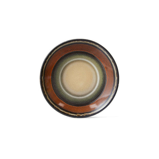 HKliving 70s ceramics: saucer dark roast