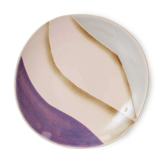 HKliving 70s ceramics: side plates valley (set of 2)