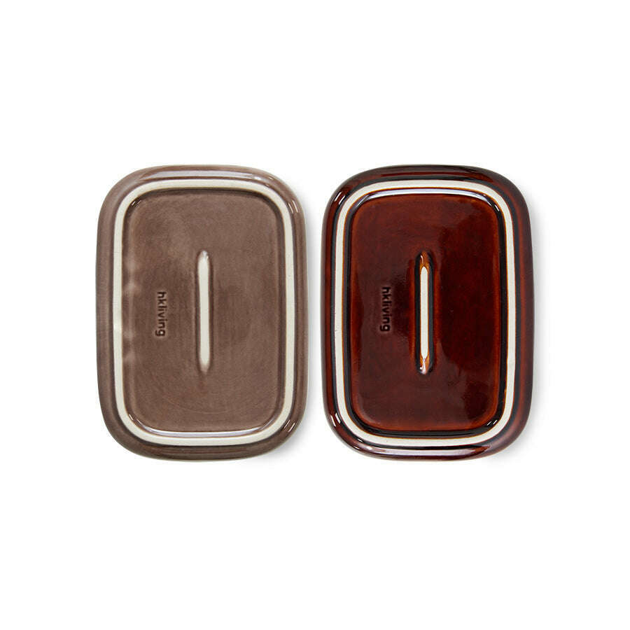 HKliving 70s ceramics: small trays mojave (set of 2)