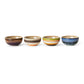 HKliving 70s ceramics: XS bowls sierra (set of 4)