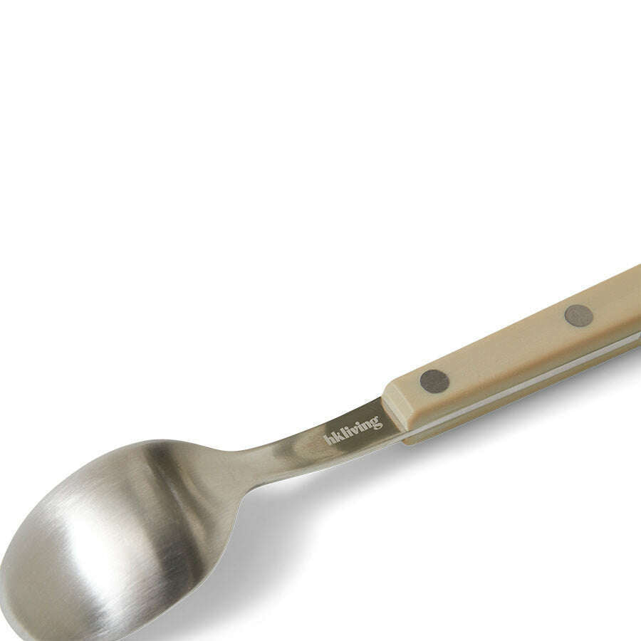 HKliving 70s cutlery dessert spoon olive