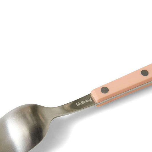 HKliving 70s cutlery dessert spoon peach