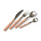 HKliving 70s cutlery dessert spoon peach