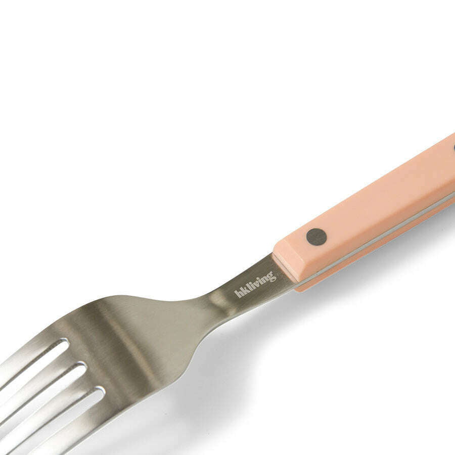 HKliving 70s cutlery fork peach