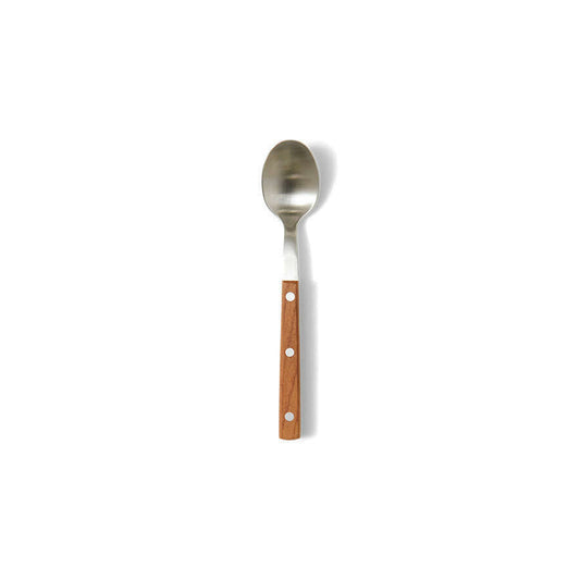 HKliving 70s cutlery wooden dessert spoon