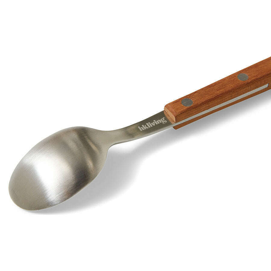 HKliving 70s cutlery wooden dessert spoon