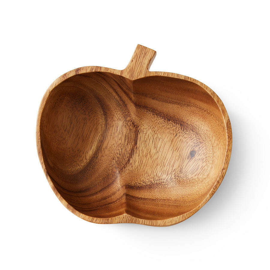 HKliving Acacia apple bowl L