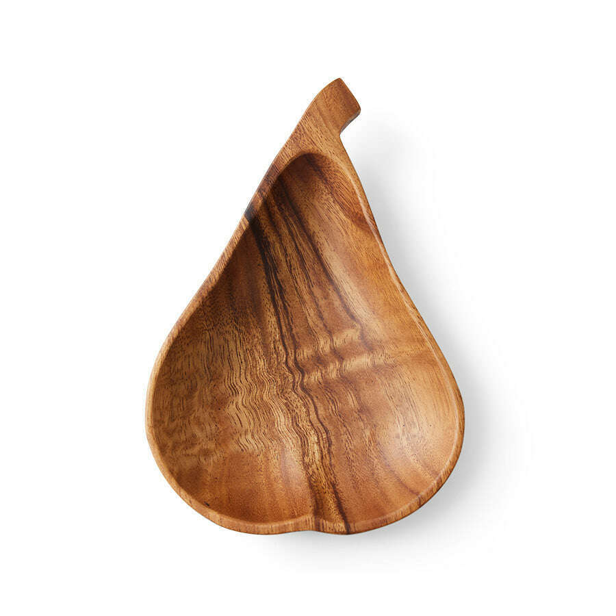 HKliving Acacia pear bowl L