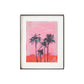 HKliving Acrylic frame brown palms