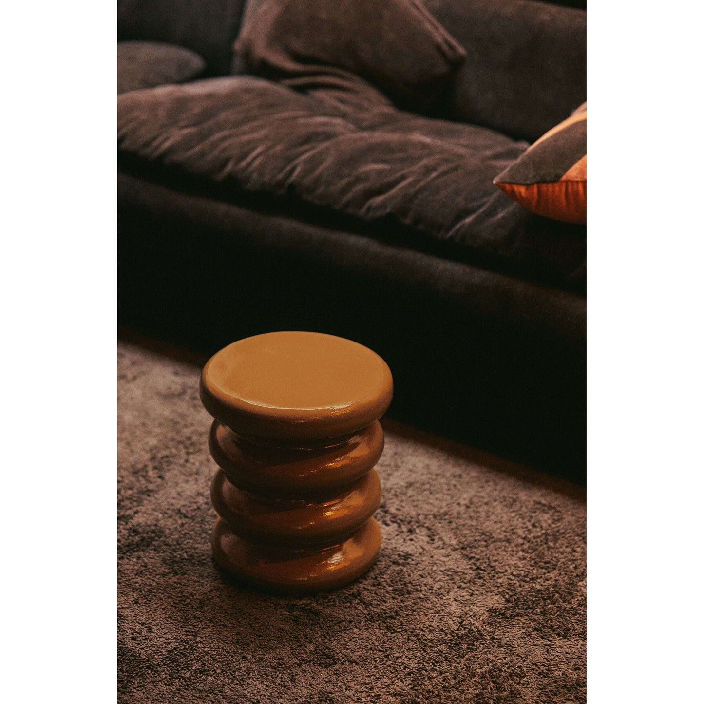 HKliving Allure side table caramel