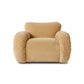 HKliving Arc lounge fauteuil frame ash royal velvet cream