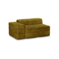 HKliving Brut sofa: element left royal velvet olive