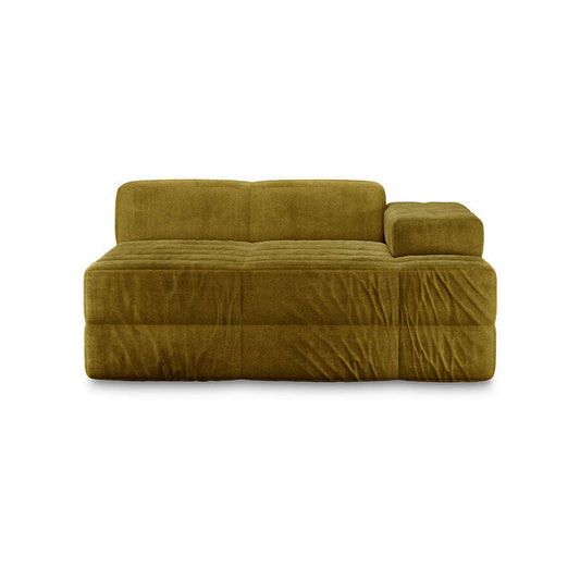 HKliving Brut sofa: element right divan royal velvet olive