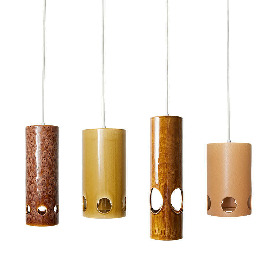 HKliving Ceramic hanglamp Lychee