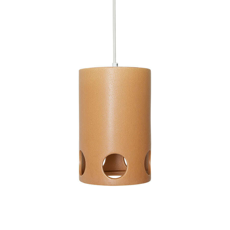 HKliving Ceramic hanglamp peach