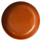 HKliving Chef ceramics: deep plate L burned orange