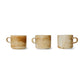 HKliving Chef ceramics: kop en schotel rustic cream/brown