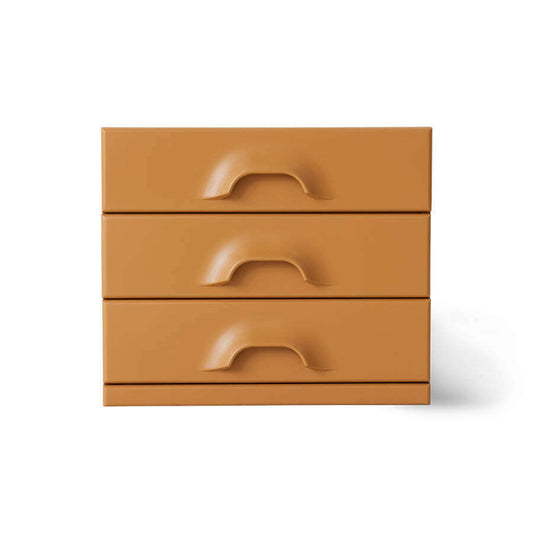 HKliving Chest met 3 lades ginger orange