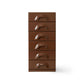 HKliving Chest met 6 lades chocolate