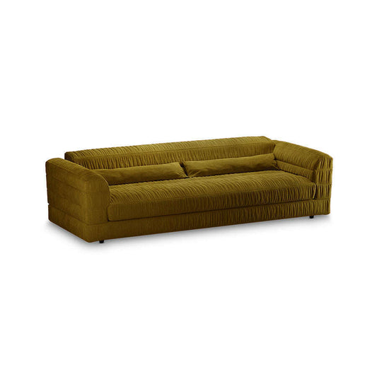 HKliving Club couch: royal velvet olive