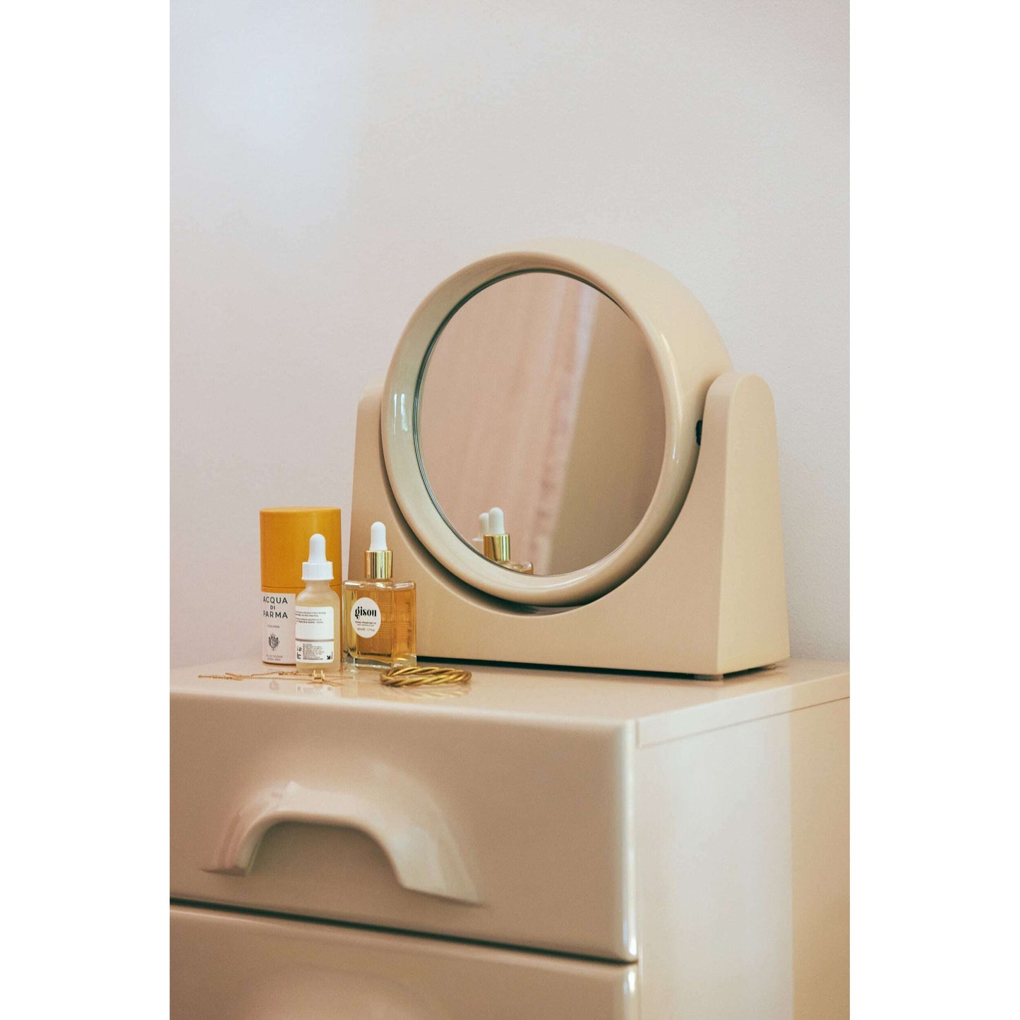 HKliving Dressing table spiegel cream