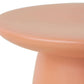 HKliving Earthenware side table M peach