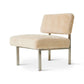 HKliving Furry fauteuil champagne