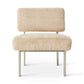 HKliving Furry fauteuil champagne