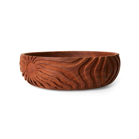 HKliving Hand carved schaal L