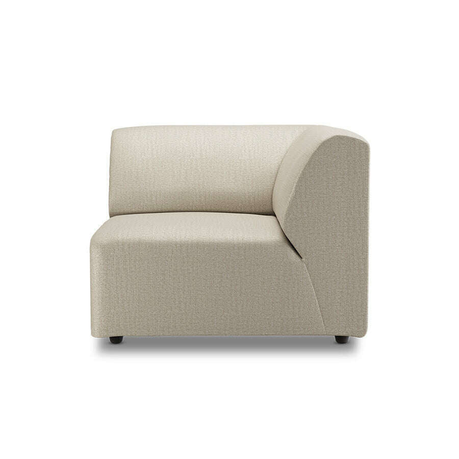 HKliving Jax couch: element right end pure ivory