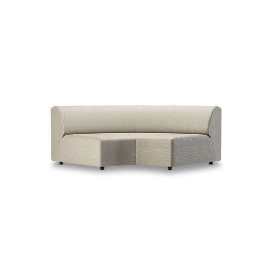 HKliving Jax couch: element round pure ivory