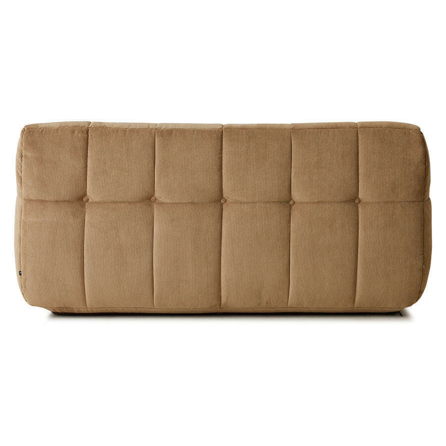 HKliving Lazy lounge bench corduroy rib bruin